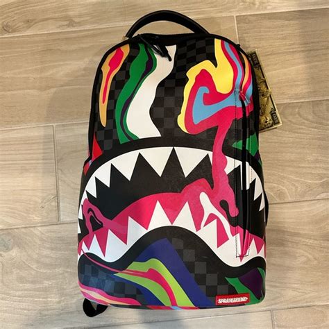 sprayground backpack genuine.